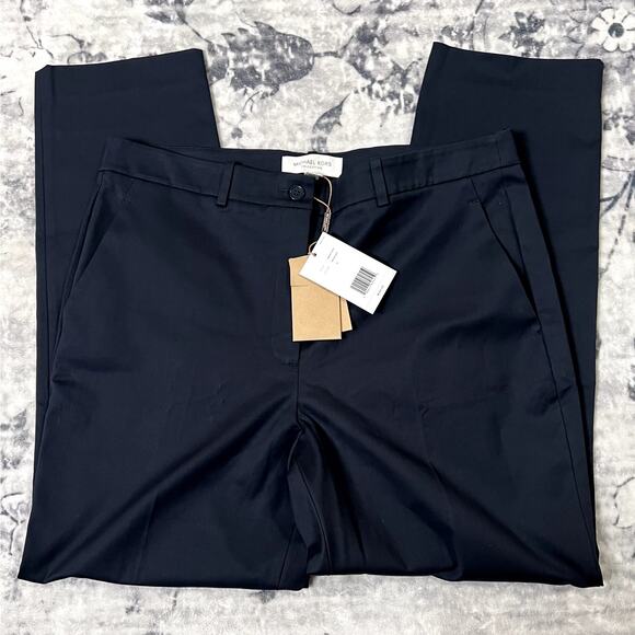 Michael Kors Collection Stretch Cotton Twill Sam Pants Sz12 - Picture 3 of 8